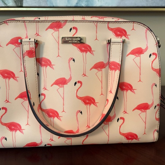 Kate Spade Pink Flamingo Handbag - Picture 4 of 12